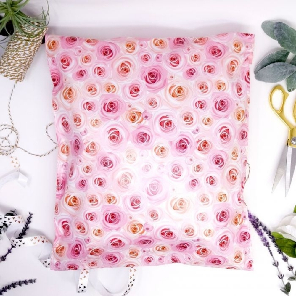 10 Rose Shipping Mailers – 14x17 Large Size Waterproof